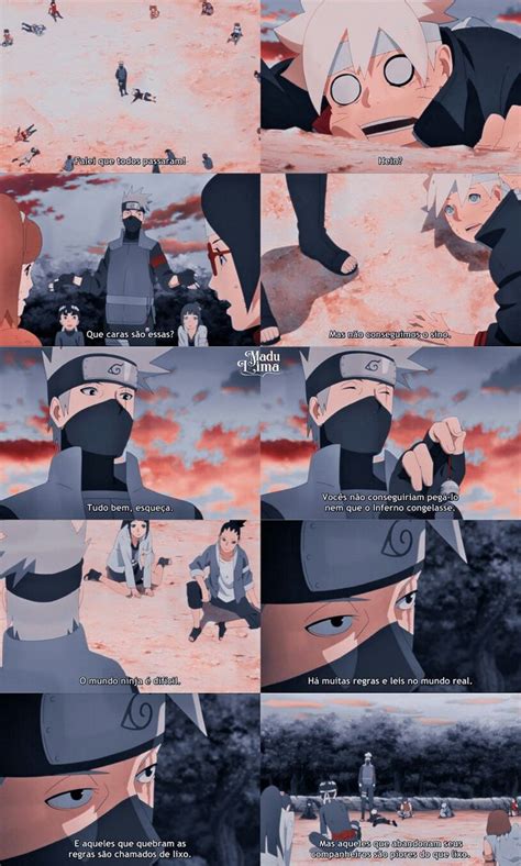 Tirinha Boruto Kakashi Hatake E Boruto Uzumaki Boruto Naruto