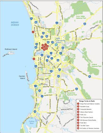 Map of Perth, Australia - GIS Geography