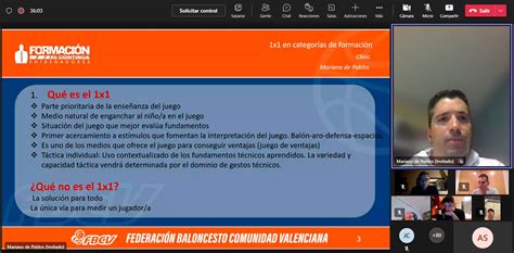 Mariano De Pablos Profundiz En El X En Formaci N Fbcv