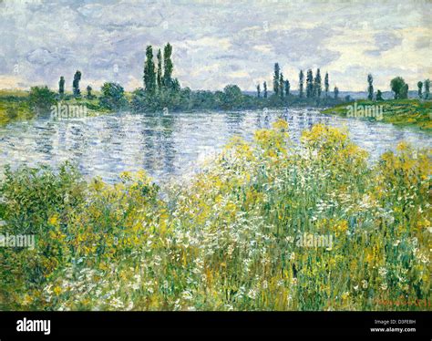 Claude Monet Banks Of The Seine V Theuil French