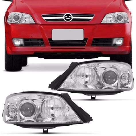 Farol Astra Sedan A Foco Duplo M Scara Cromada R Em