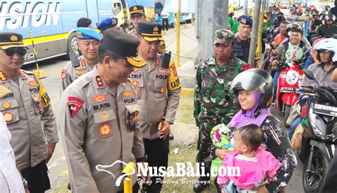 Nusabali Kapolda Arus Mudik Lancar