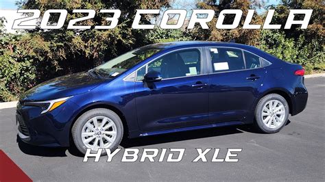 Toyota Corolla Hybrid Xle Overview Youtube