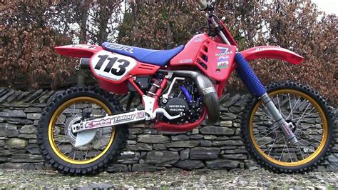 Classic Dirt Bikes Cr Honda Titanium Youtube