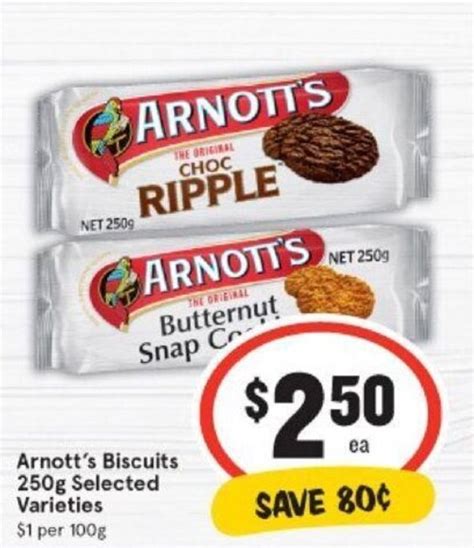 Arnott S Biscuits 250g Offer At IGA