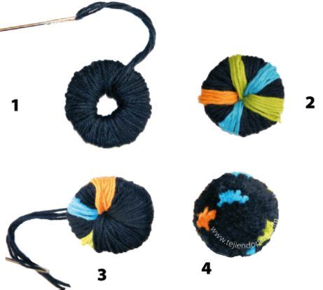 Pompones Tejiendo Per Yarn Pom Pom Doll Diy Crafts Pom Pom Crafts