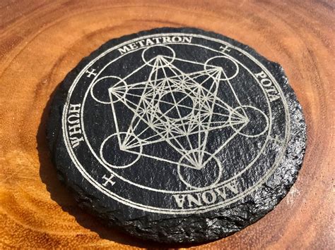 Archangel Metatron Sigil Engraved Onto Natural Slate - Etsy