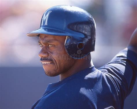 Marquis Grissom Milwaukee Brewers Redaktionell Arkivbild Bild Av