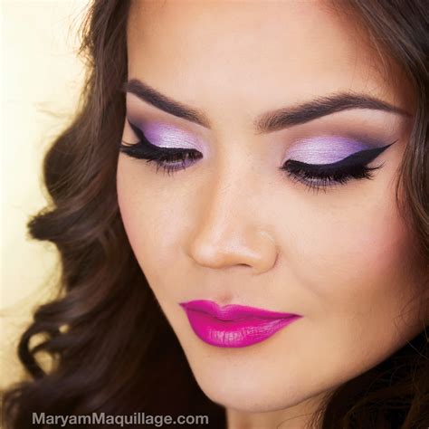 Maryam Maquillage Spring Beauty Trend Lavender Lilac Purple