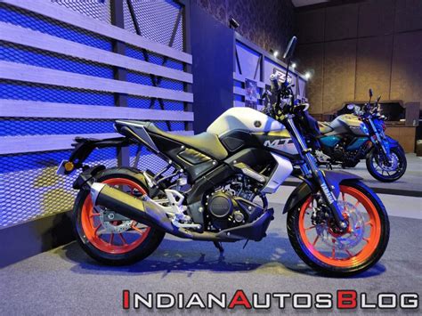 Bs Vi Yamaha Mt Unveiled With New Ice Fluo Vermillion Colour