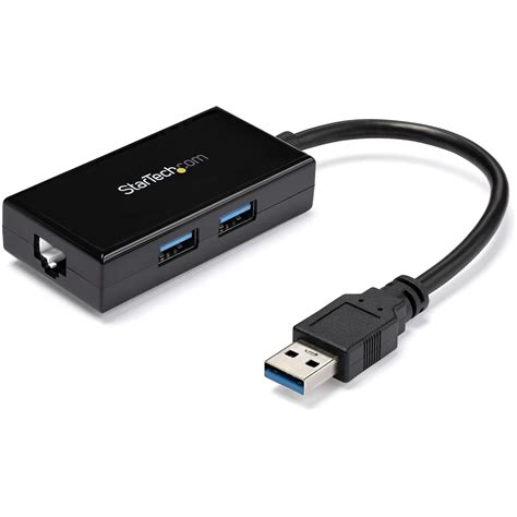 Usb 3 0 To Gigabit Network Adapter With Built In 2 Port Usb Hub Native Driver