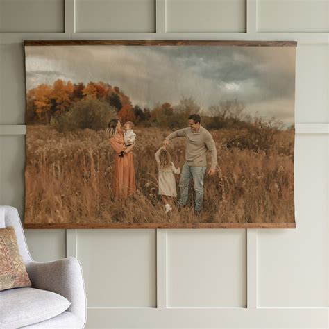 Custom Family Photo Canvas Hanging Print ANY Photo Custom Family Photo ...