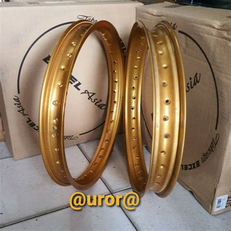 Jual Velg Takasago Excel Set X Hole Gold Shopee Indonesia