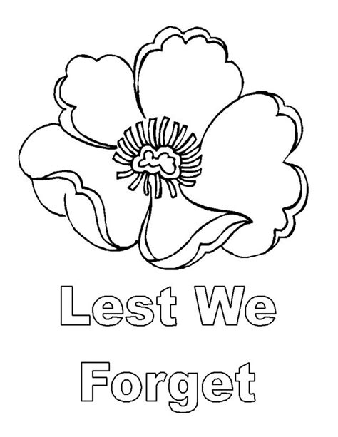 Poppy Colouring Pages for Kids | Borden Citizen