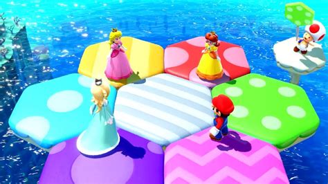 Mario Party Superstars Survival Minigames Peach Vs Daisy Vs Rosalina