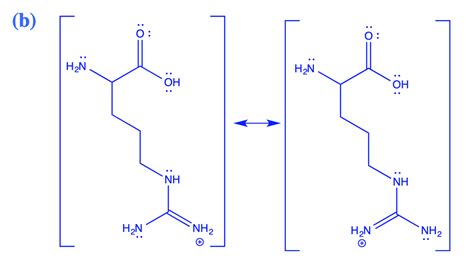 Lewis Structure And Resonance For Arginine Ion Chemistry Stack Exchange