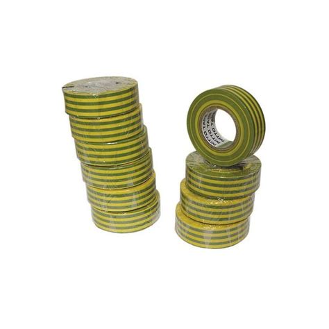 Nitto Ruban Adhesif Isolant Vert Jaune Mm X M