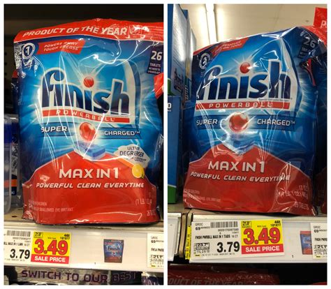 Finish Powerball Max In Detergent Packs Just At Kroger