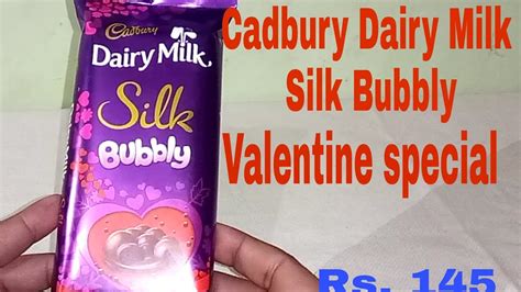 Cadbury Dairy Milk Silk Bubbly Valentine Special Edition T Youtube