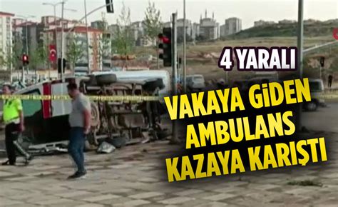 Gaziantep Te Ambulans Devrildi