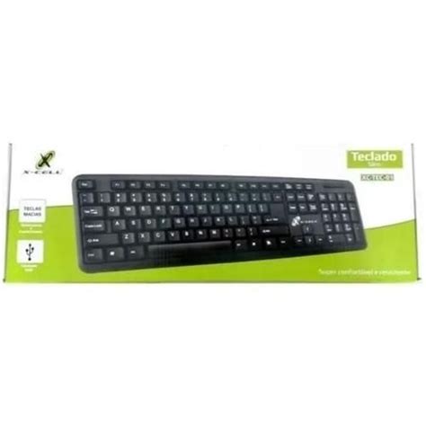 Teclado Usb Preto Slim Abnt Ptbr Xcell Xc Tec Shopee Brasil