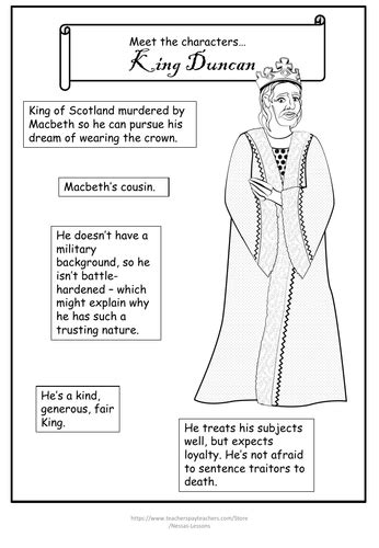 Macbeth Adapted Act 2 And Activities Teaching Resources