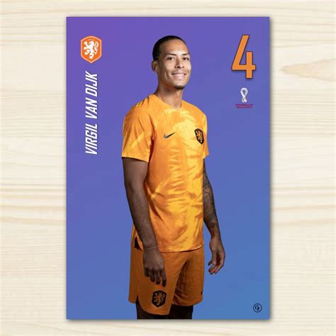 FIFA World Cup 2022 NETHERLANDS SERBIA USA COSTA RICA Player Prints