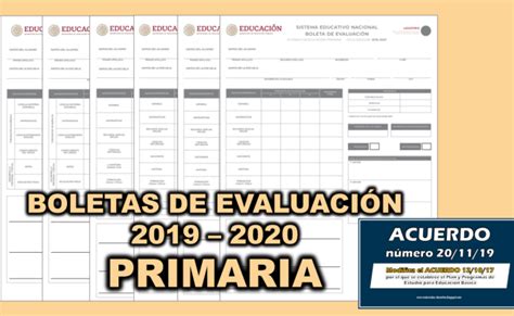 Como Llenar Correctamente Las Boletas De Evaluacion 2019 2020 De Eroppa