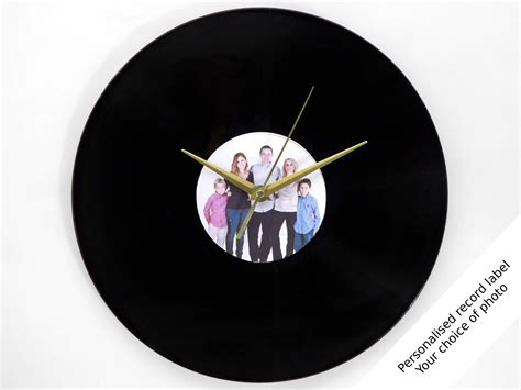 Personalised Vinyl Record Wall Clock Etsy