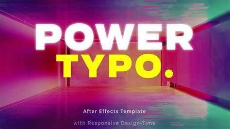 Ae Template Power Typo Effects Template Sbv Storyblocks