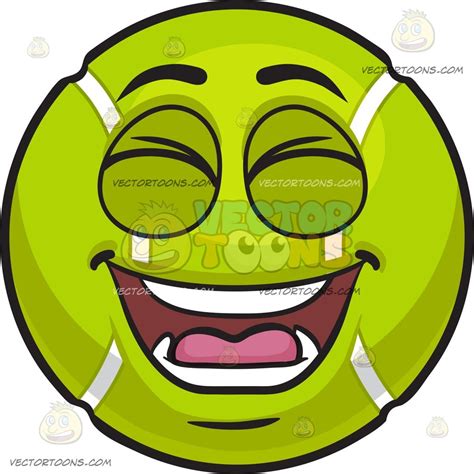 A Laughing Tennis Ball Tennis Ball Ball Bouncy Ball