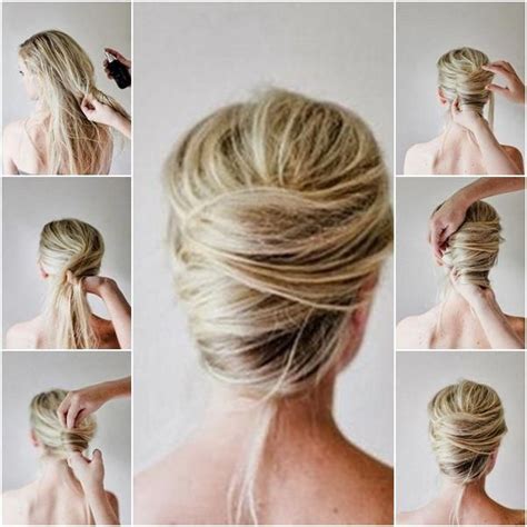 How To Make Messy French Twist Updo Hairstyle Diy Tutorials Long