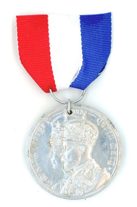 Coronation Of King George V Medal Medallion God Save The King