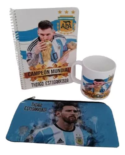 Cuaderno Cartuchera Taza Plastico Personalizado MercadoLibre