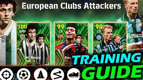 Platini Romario Bergkamp Epic Best Training Guideefootball Efootball