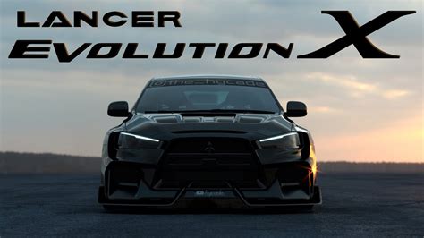 Mitsubishi Lancer EVO X Bodykit By Hycade Video Revistacarros