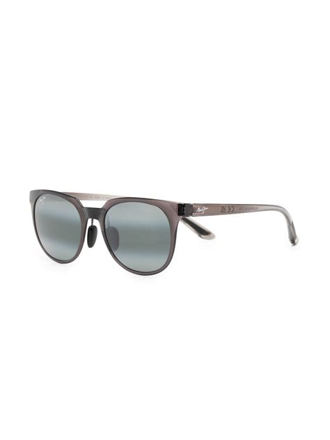 Maui Jim Round Frame Tinted Sunglasses Farfetch