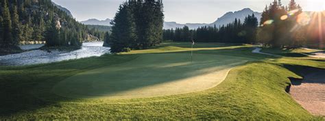 Golfing In Banff The Rimrock Resort Hotel