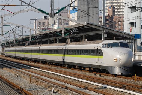 Shinkansen 0series R61 フレッシュグリーン色 西明石 Takeshi Kuboki Flickr