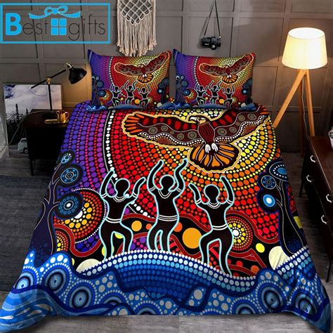 Aboriginal Art Dreamtime Lands And Islander Bedding Set Artofit