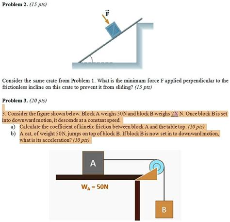 Problem Pts Consider The Same Crate From Prob Solvedlib