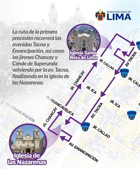 Procesión del Señor de los Milagros 2023 horario y ruta de su primer