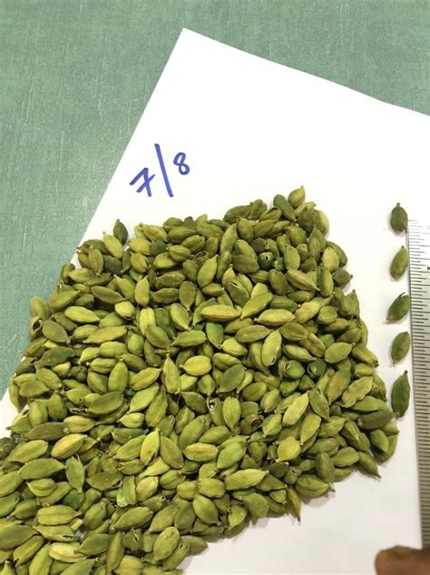 10 Kg Green Cardamom 7mm To 8mm Kerala Fresh Bold Export Quality