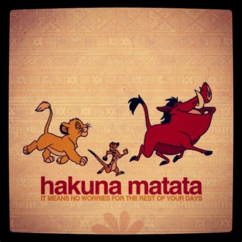 Lion King Quotes Hakuna Matata Quotesgram