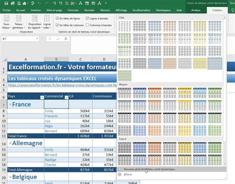 Les tableaux croisés dynamiques cest facile Excel formation