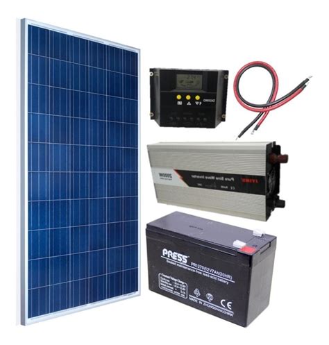 Placa Solar Con Inversor Integrado