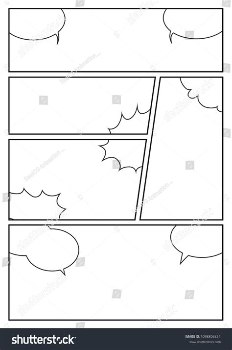 Manga Storyboard Layout Template Rapidly Create