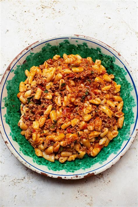 Rachel Roddy Cavatelli With Sausage And Tomato Recipe Pasta