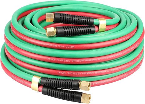 Yotoo Heavy Duty Oxygen Acetylene Hose Inch Feet With