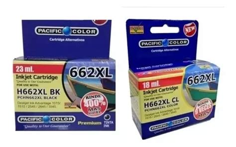 Pack Tintas 662 Xl Negro Color Pacific Color Envio Gratis Cuotas Sin